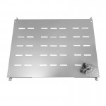 56766 Полка для шкафа глубиной 800 (444х550) с ушками, серая, 60 кг