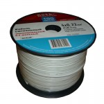 52065 Кабель сигнальный NETKO, экранированный 4*0.22мм2 (7*0.2мм) 100м, пластиковая катушка, белый