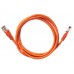 57025 Патч-корд Technolink UTP4 cat 5e, 1,5м, ВС, LSZH, оранжевый, литой коннектор