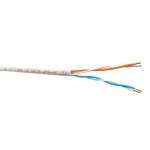 58873 Кабель LC UTP2 cat.5e, одножильный / 305м / CCA, нг(А)-HF LSZH, серый