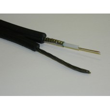 54965 Кабель волоконно-оптический 16 (SМ - 9/125), наружный с тросом, бронированный, PE, черный, 2000м РАСПРОДАЖА