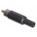 52279 Штекер RCA черный, Netko