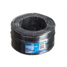 52934 Кабель питания адаптерный Netko, 2*0,5мм2, BC, 100м, черный, РАСПРОДАЖА