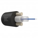 65887 КОСТРОМАКАБЕЛЬ КОС-ОКД-1х657-ТП-1.2кН Дроп-кабель круглый, с центральной трубкой, усилен стеклопрутками, 1 волокно, SM 9/125, G.657.A1, полиэтилен, 1.2 кН