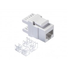 54207 Модуль Keystone неэкранированный, RJ-45, cat.5е, 180°, под инструмент, белый, для патч-панели 54207 Модуль Keystone неэкранированный, RJ-45, cat.5е, 180°, под инструмент, белый, для патч-панели