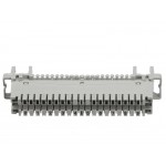 55783 Плинт LSA Profil неразмыкаемый, ABS, 10 пар, медные контакты, универсальный, нумерация (0-9), серый Netko