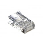 52091 Коннектор RJ-45 Netko CKC (8p8c) cat.5е, для одножильного и многожильного кабеля (нож с 2-мя зубцами), 100шт.