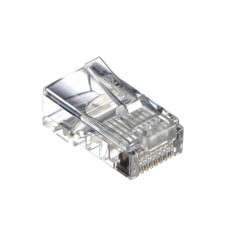 52091 Коннектор RJ-45 Netko CKC (8p8c) cat.5е, для одножильного и многожильного кабеля (нож с 2-мя зубцами), 100шт. 52091 Коннектор RJ-45 Netko CKC (8p8c) cat.5е, для одножильного и многожильного кабеля (нож с 2-мя зубцами), 100шт.