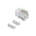 54137 Модуль Keystone неэкранированный, RJ-45, cat.6, 90°, 110/Krone тип, под инструмент, KE, белый, Netko СКС 54137 Модуль Keystone неэкранированный, RJ-45, cat.6, 90°, 110/Krone тип, под инструмент, KE, белый, Netko СКС