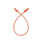 54550 Патч-корд Netko СКС UTP4 cat.6, 0.5м, литой коннектор, LSZH, оранжевый