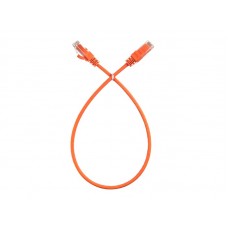 54550 Патч-корд Netko СКС UTP4 cat.6, 0.5м, литой коннектор, LSZH, оранжевый