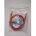 55855 Патч-корд Technolink UTP4 cat 5e, 3,0м, ВС, красный, литой коннектор РАСПРОДАЖА