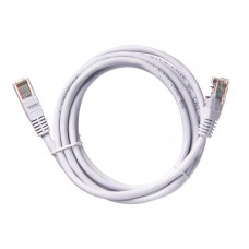 57003 Патч-корд Technolink UTP4 cat 5e, 2,0м, ВС, LSZH, белый, литой коннектор
