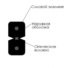 55497 Кабель волоконно-оптический 1 (SМ - 9/125), FTTH, внутренний, LSZH, черный, 2000м РАСПРОДАЖА 55497 Кабель волоконно-оптический 1 (SМ - 9/125), FTTH, внутренний, LSZH, черный, 2000м РАСПРОДАЖА