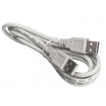 56021 Кабель шт.USB A - шт.USB A 2.0 (1,5м), серый. Netko