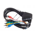 53660 Шнур аудио-видео SCART-6RCA (1.2 м, сборный) Cabletech РАСПРОДАЖА