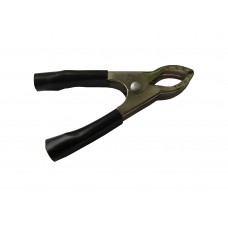 52356 Зажим крокодил, 30A, черный, L=73±5мм, Netko