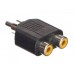 51717 Переходник 2 гнезда RCA-штекер RCA, Netko