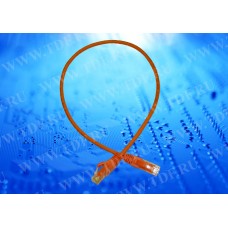 54553 Патч-корд Netko СКС UTP4 cat.6, 3.0м, литой коннектор, LSZH, оранжевый