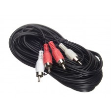 51663 Шнур аудио-видео: 2RCA-2RCA ( длина 10 м, литой), Netko