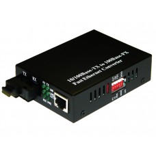 55210 WDM медиаконвертер 10/100Base-TX/100Base-FX, одноволоконный, SM, SC, 1310nm, с DIP переключателем, 20км, 100Mbit РАСПРОДАЖА
