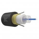 65960 КОСТРОМАКАБЕЛЬ КОС-ОКД-1х657-нг(А)-HF-Т/А-1кН Дроп-кабель круглый, с центральной трубкой, усилен арамидными нитями, 1 волокно, SM 9/125, G.657.A1, нг(А)-HF, 1 кН