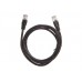 57000 Патч-корд Technolink UTP4 cat 5e, 1,5м, ВС, LSZH, черный, литой коннектор