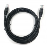 57000 Патч-корд Technolink UTP4 cat 5e, 1,5м, ВС, LSZH, черный, литой коннектор