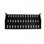 56187 Полка консольная 1U, глубина 200, без крепежа, черная