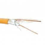 56153 Кабель сигнальный ТЕХНОКАБЕЛЬ, экранированный, КПСЭнг(А)-FRLS, 1*2*0.75мм2 (0,98мм) 200м, оранж. АКЦИЯ