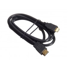 52637 Шнур аудио-видео miniHDMI (штекер) - HDMI (штекер), золото (1,5 м) блистер (HDMI 1.3b), Netko