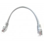 56993 Патч-корд Technolink UTP4 cat 5e, 0,25м, ВС, LSZH, белый, литой коннектор