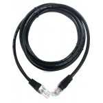 57004 Патч-корд Technolink UTP4 cat 5e, 2,0м, ВС, LSZH, черный, литой коннектор