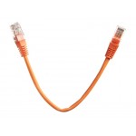 55839 Патч-корд Technolink UTP4 cat 5e, 0,25м, ВС, LSZH, оранжевый, литой коннектор