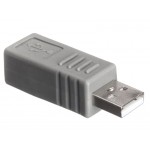 52036 Переходник штекер USB A- гнездо USB B, Netko, белый