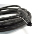 55731 Труба гофрированная, ПНД, легкая, с зондом, наружный d32 мм, черная, 50м УП