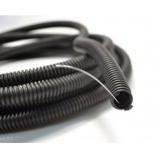 55731 Труба гофрированная, ПНД, легкая, с зондом, наружный d32 мм, черная, 50м УП