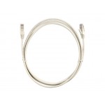 53883 Патч-корд Netko СКС UTP4 cat.6, 2.0м, литой коннектор, серый