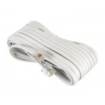 52212 Удлинитель телефонный (6р4с) 7 метров / белый, блистер, Netko РАСПРОДАЖА