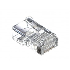 54141 Коннектор RJ-45 Netko CKC (8p8c) cat.5е, для одножильного и многожильного кабеля (нож с 3-мя зубцами), 100шт. 54141 Коннектор RJ-45 Netko CKC (8p8c) cat.5е, для одножильного и многожильного кабеля (нож с 3-мя зубцами), 100шт.
