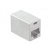 54003 Соединительный модуль RJ-45(8p8c) на RJ-45(8p8c), компактный размер (ВхШхД 22х16х31мм)/ белый
