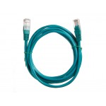 57024 Патч-корд Technolink UTP4 cat 5e, 1,5м, ВС, LSZH, зеленый, литой коннектор