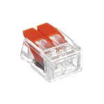 58380 Клемма 223-412 многоразовая, универсальная, 2-проводная, (0,14-4мм2), 40шт., Netko