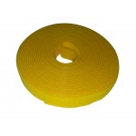 65828 Лента-липучка многоразовая 14,5мм*5м, желтая, Netko