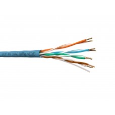 54190 Кабель U/UTP4 cat.5e NETKO /4 пары 24 AWG BC / 305м / синий / одножильный СКС, FLUKE TEST