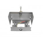 54588 Коробка распределительная на 1 (макс d кабеля 10мм) плинт металлическая (7*13,5*7,3см), замок