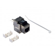 54085 Модуль Keystone экранированный, RJ-45, cat.6, 90°, 110/Krone тип, под инструмент, KE, металлик, Netko СКС 54085 Модуль Keystone экранированный, RJ-45, cat.6, 90°, 110/Krone тип, под инструмент, KE, металлик, Netko СКС