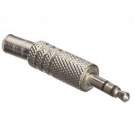 51715 Штекер 3.5 стерео (металл), Netko