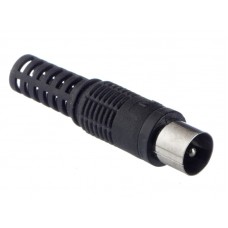 51826 Штекер ТV черный, Netko