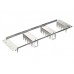 55113 Рама опорная 19 3U на 15 плинтов, с органайзерами, тип Krone